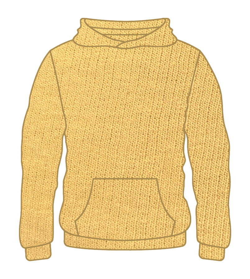Youth Solid Hoodies Mustard H-100