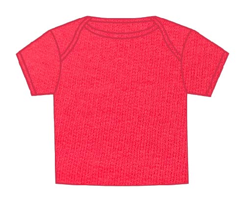 Toddler Solid T-Shirts Paprika T-300