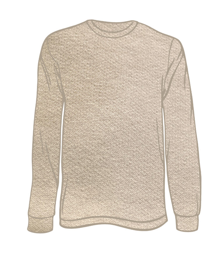 Adult Solid Long Sleeve Stone LS-100