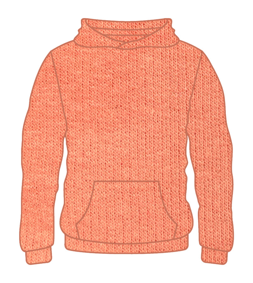Youth Solid Hoodies Terracotta H-100