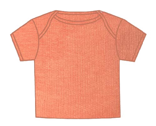 Infant Solid T-Shirt Terracotta T-400