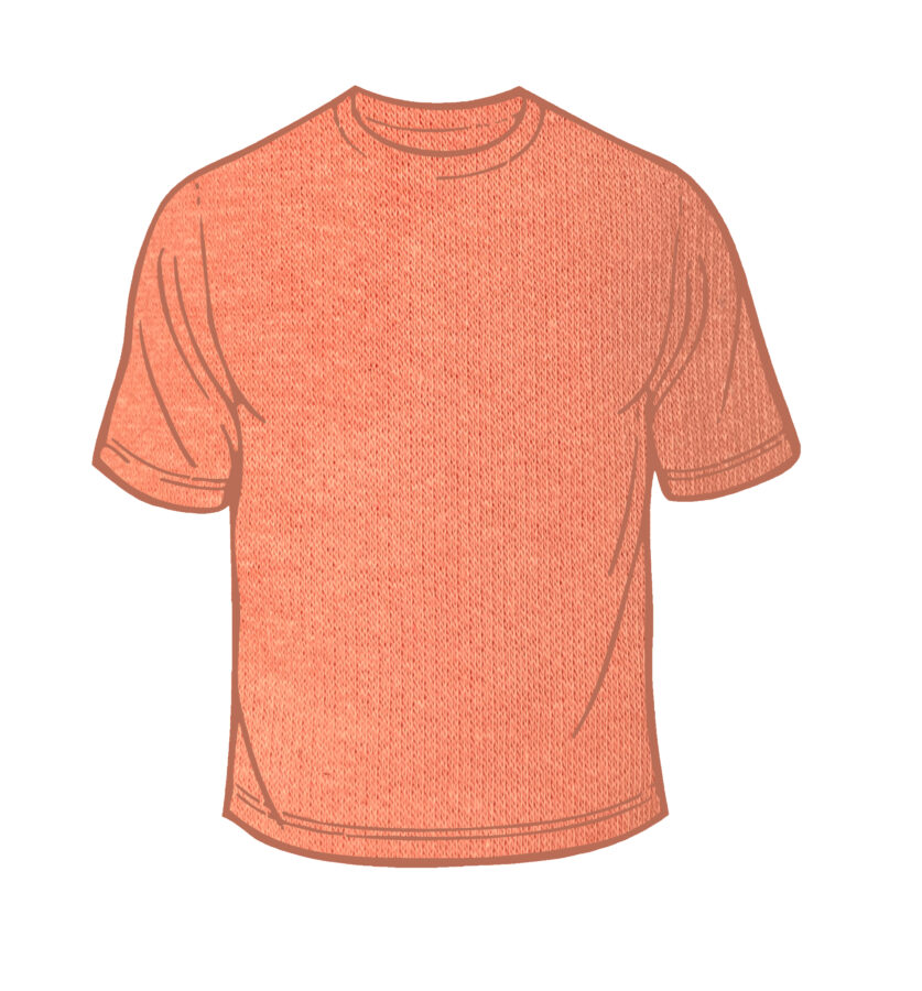 Youth Solid T-Shirts Terracotta T-200