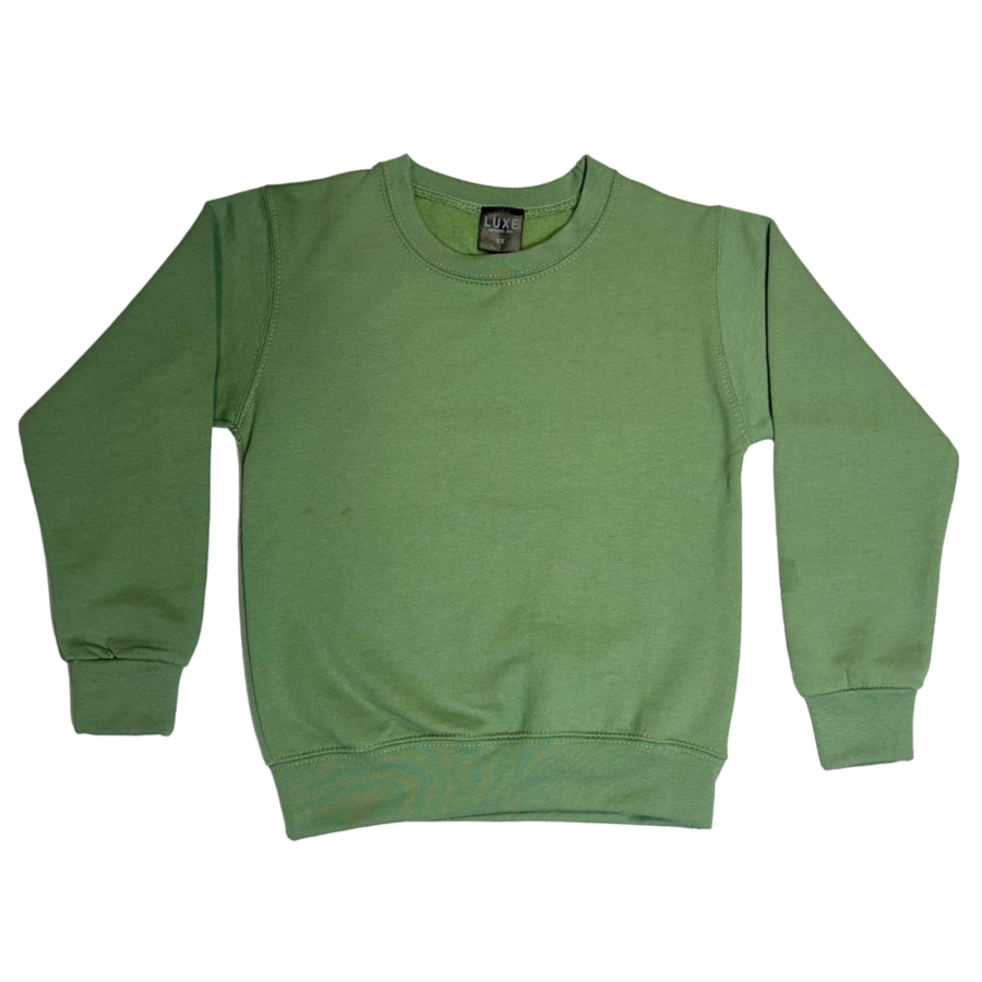 Youth Crewneck Sweatshirt Green Tea (CN-200)
